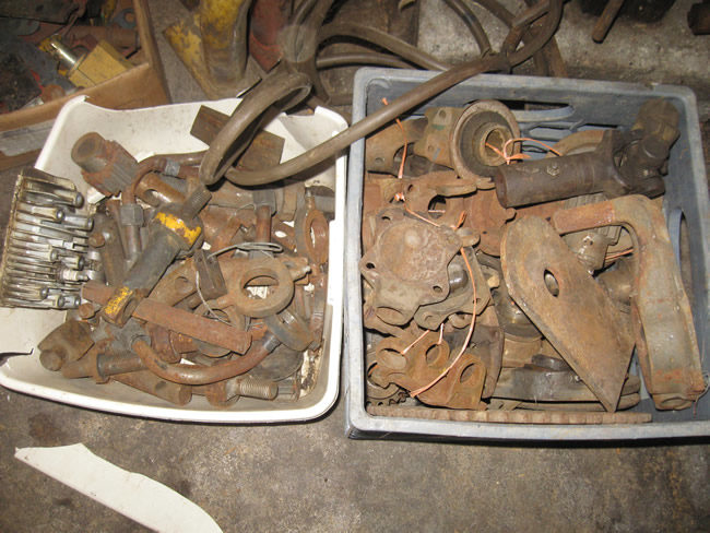 CJ 5 Trencher and Parts Drum Pulley Weight and shaft 027