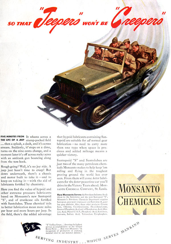 1942-jeepers-wont-be-creepers-monsanto-ad