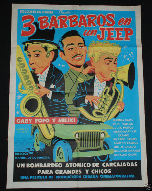 3-barbaros-in-a-jeep-cuba-movie-poster