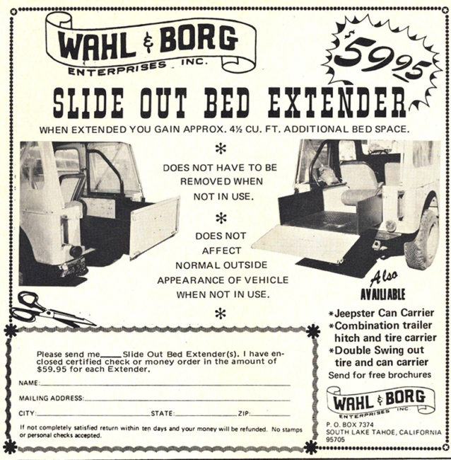wahl-borg-slide-out-bed-extender