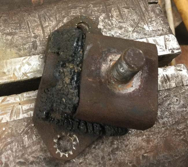 engine-mount-melted