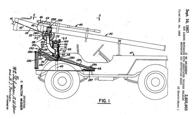 1953-02-24-gun-aiming-mechanism-patent-lores