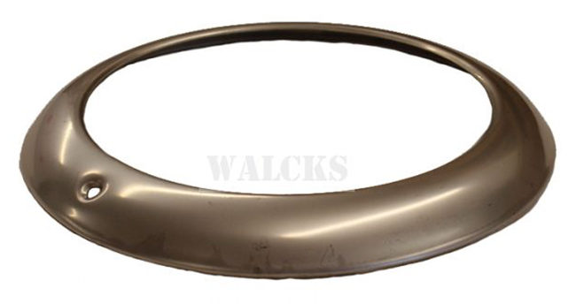 Details about   NEW WILLYS JEEP HEADLIGHT RETAINING CHROME PLATED OUTER RIM 8"