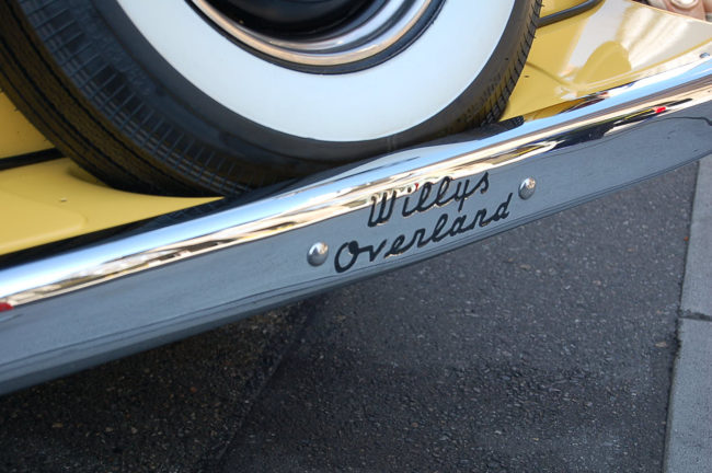 early-willys-overland-bumper-script