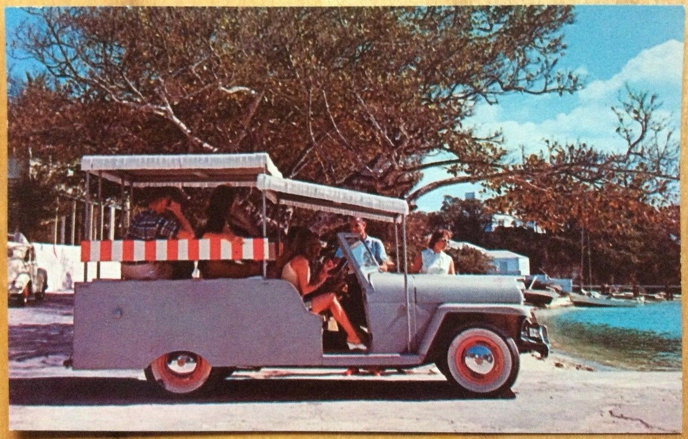 Vintage NOS VW Dealership Postcard