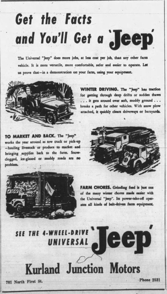 1948-02-22-daily-sentinel-gc-colo-kurland-junction-motors